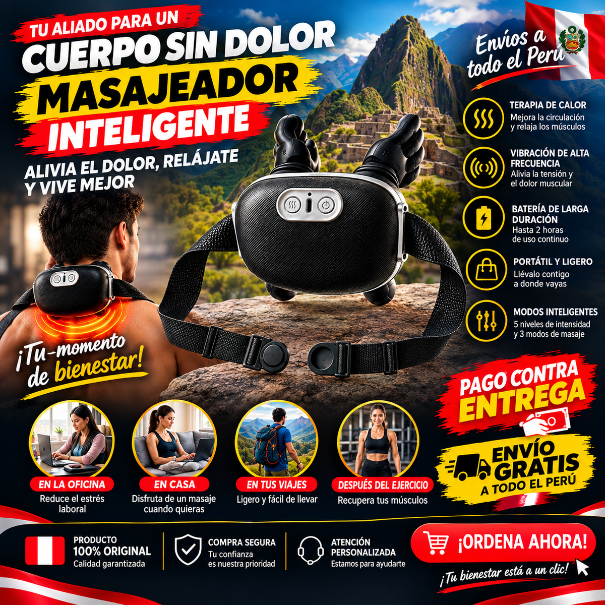 MASAJEADOR MAX RELAX PRO